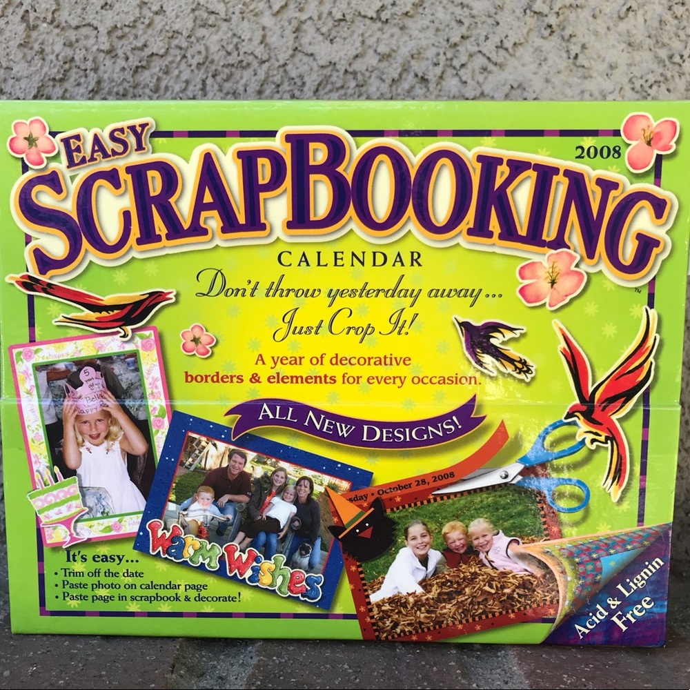 Scrapbooking Calendar Brand New In Box